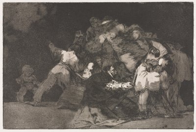 I proverbi: Follia generale da Francisco de Goya