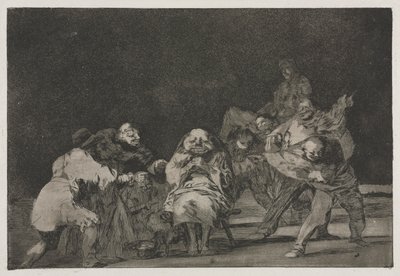 I Proverbi: Lealtà, 1864 da Francisco de Goya