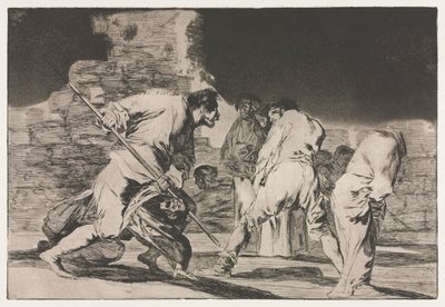 I Proverbi: La Follia della Furia da Francisco de Goya
