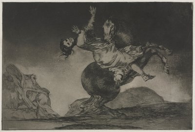 I Proverbi: Il ladro di cavalli, 1864 da Francisco de Goya