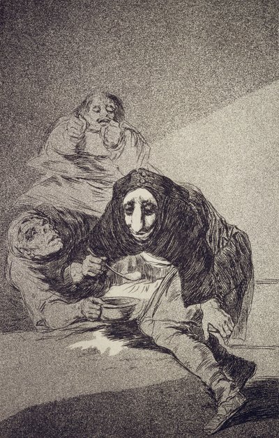 Il vergognoso Capricho No 54 da Francisco de Goya