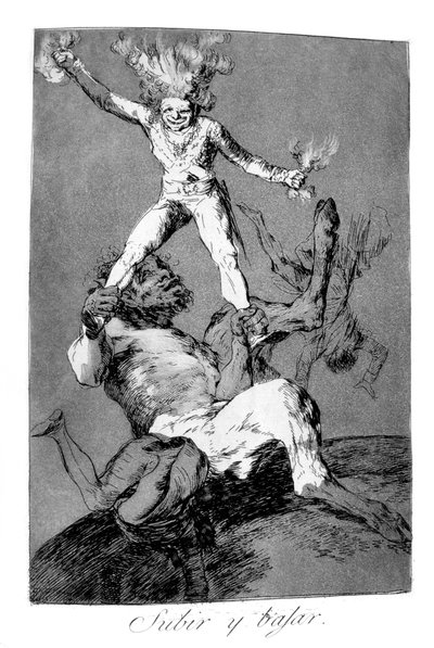 Salire e cadere, 1799 da Francisco de Goya