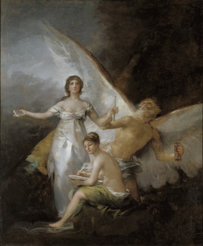 Verità, Tempo e Storia, 1804-08 da Francisco de Goya