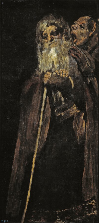 Due vecchi due monaci da Francisco de Goya