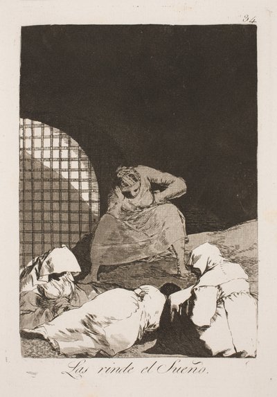 Non svegliarli, il sonno è forse il loro unico conforto da Francisco de Goya
