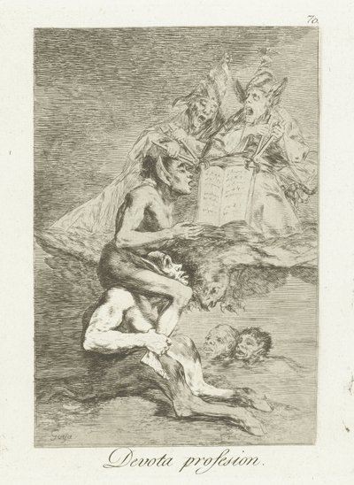 Professione devota da Francisco de Goya