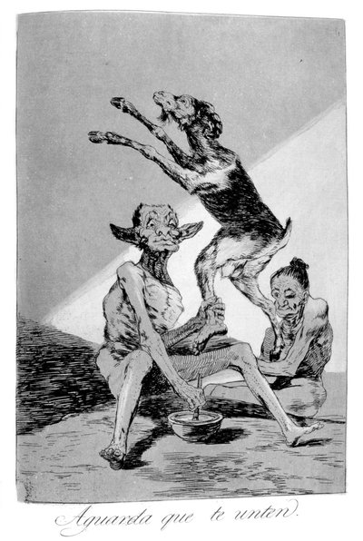 Aspetta finché non sei stato unto, 1799 da Francisco de Goya
