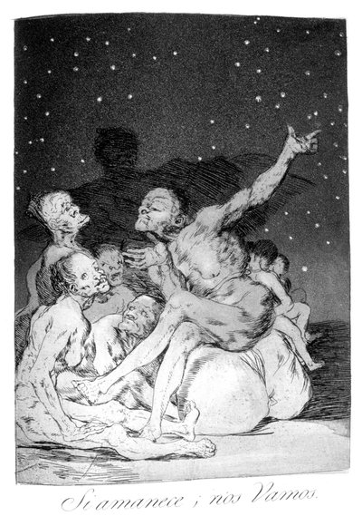 Quando spunta il giorno partiremo!, 1799 da Francisco de Goya