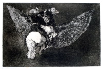 Assurdità alata, 1819-1823 da Francisco de Goya