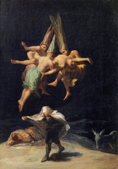 Streghe in volo da Francisco de Goya