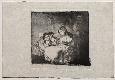 Donna che Legge a Due Bambini da Francisco de Goya