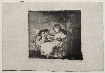 Donna che legge a due bambini, 1824-1825 da Francisco de Goya