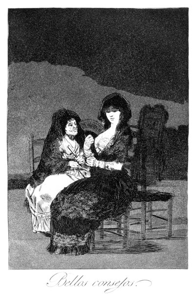 Meraviglioso consiglio, 1799 da Francisco de Goya