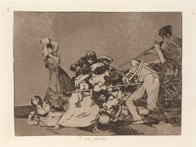 E sono come bestie selvagge da Francisco de Goya