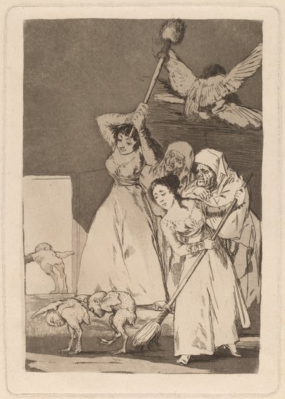 Ya van desplumados (Là vanno spennati) da Francisco de Goya