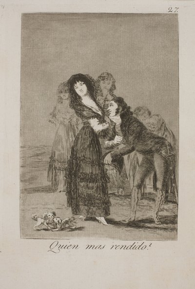 Umilissimo servitore da Francisco de Goya