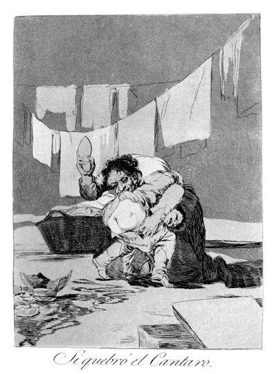 Sì, ha rotto il vaso da Francisco de Goya