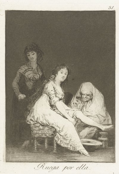 Prega per lei da Francisco de Goya