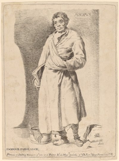 Esopo da Francisco de Goya after Diego Velázquez