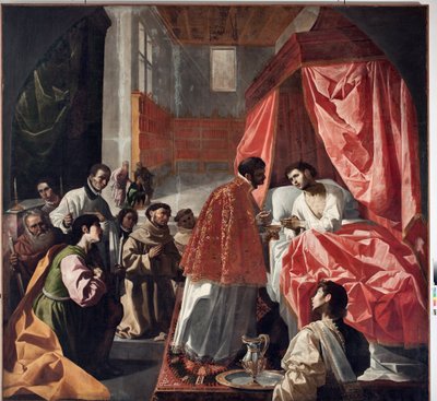 Ultima comunione di San Bonaventura da Francisco de Zurbaran