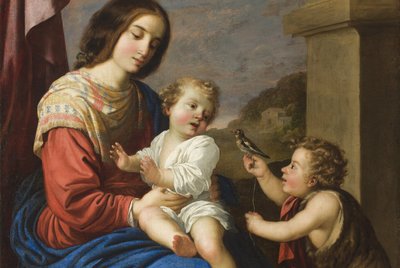 Madonna col Bambino e il piccolo San Giovanni, 1658 (dettaglio) da Francisco de Zurbaran
