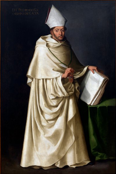 Pedro de Ona (1570-1643) di Zurbaran, Francisco, de (1598-1664). Olio su tela, dimensioni: 207x136, c.1630, Ayuntamiento de Sevilla da Francisco de Zurbaran