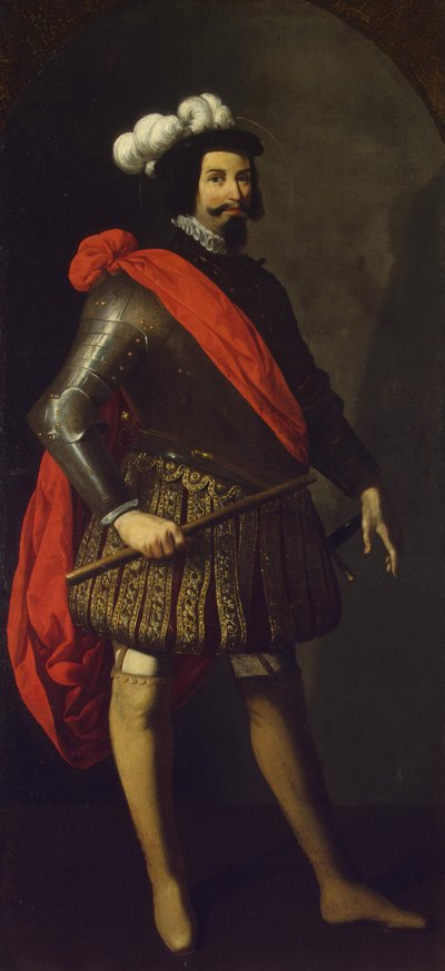 San Ferdinando III di Castiglia, ca 1630-1634 da Francisco de Zurbaran