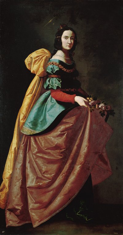 Santa Casilda di Toledo da Francisco de Zurbaran
