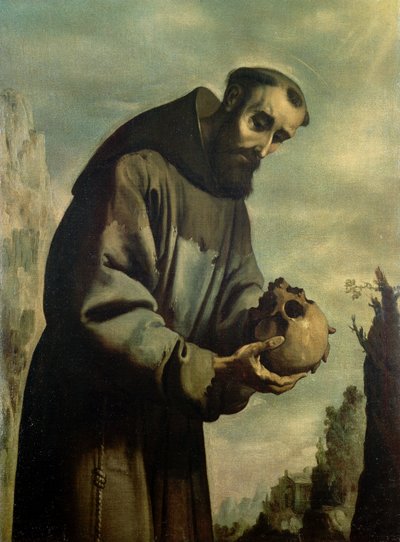 San Francesco in meditazione da Francisco de Zurbaran