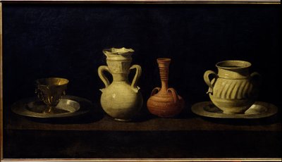 Natura morta, tazze e vasi da Francisco de Zurbaran