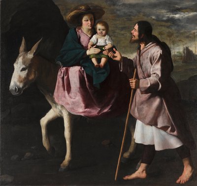 La fuga in Egitto da Francisco de Zurbaran