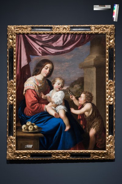 Vergine e Bambino con San Giovanni da Francisco de Zurbaran