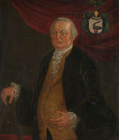 Ritratto di Reinier de Klerk, Governatore Generale della Compagnia Olandese delle Indie Orientali da Franciscus Josephus Fricot (attributed to)