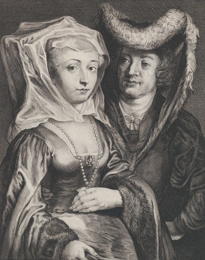 San Pepino I e sua figlia, Santa Begga, ca. 1645-72 da Franciscus van der Steen