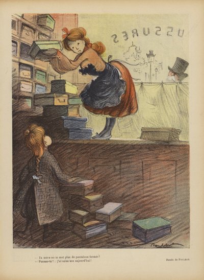 Illustrazione per Le Rire da Francisque Poulbot