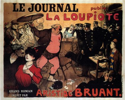 Le Journal pubblica La Loupiote, grande romanzo di Aristide Bruant da Francisque Poulbot
