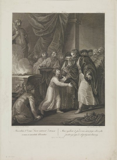 Mieszko I di Polonia riceve la tonsura da Franciszek Smuglewicz