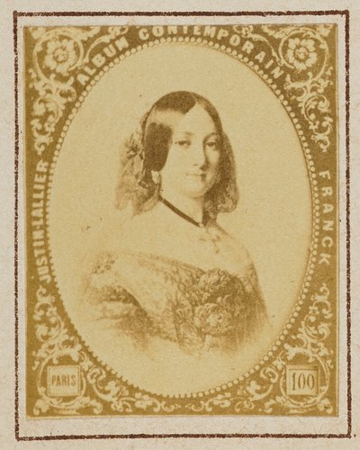 Infanta María Luisa Fernanda di Spagna, duchessa di Montpensier da Franck (François Marie Louis Alexandre Gobinet de Villecholles)