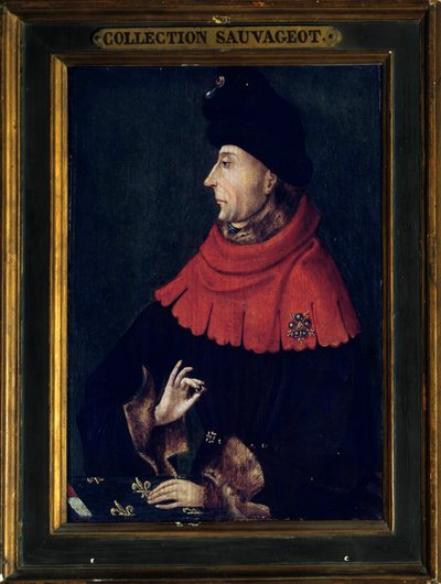Ritratto di Giovanni Senza Paura, Duca di Borgogna (1371-1419) da Franco Burgundian