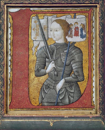 Iniziale istoriata raffigurante Giovanna d