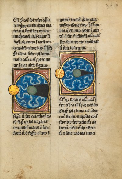 Due diagrammi con il Sole e la Luna da Franco Flemish School