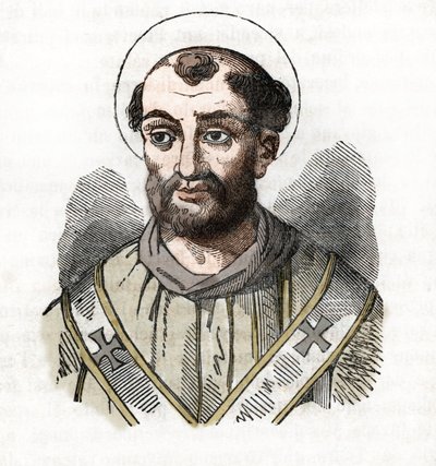 Rappresentazione di Papa Fabiano, da Misteri del Vaticano di Franco Mistrali da Franco Mistrali