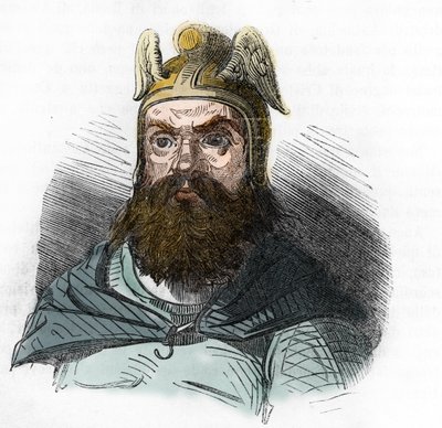 Ritratto di Attila, da Misteri del Vaticano di Franco Mistrali da Franco Mistrali