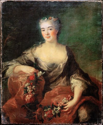 Mme Marie Pelissier, opera singer … da Francois-Hubert Drouais