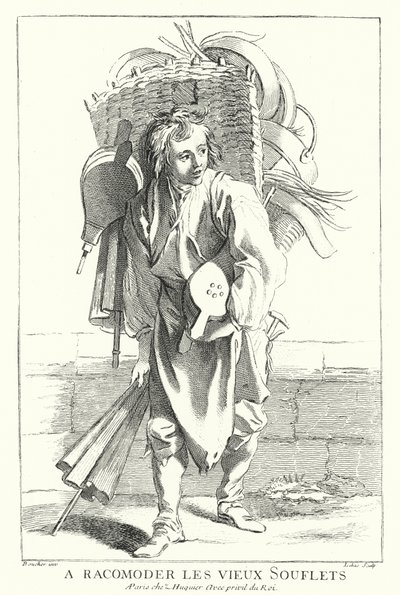 Riparatore di mantici da Francois (after) Boucher