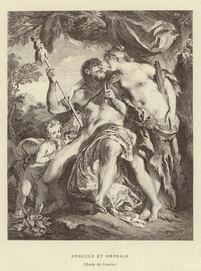 Ercole e Onfale da Francois (after) Boucher