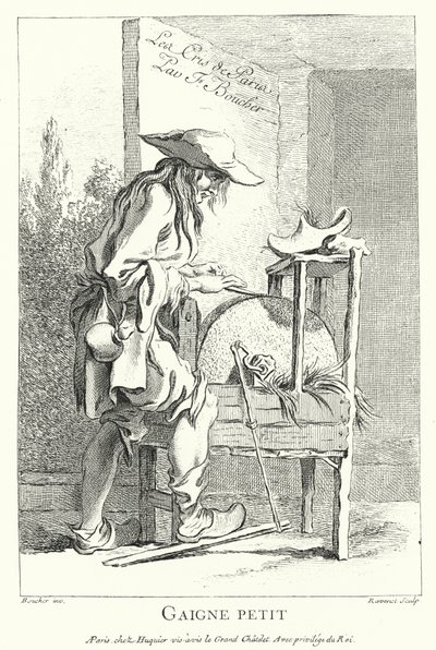 Arrotino (incisione) da Francois (after) Boucher