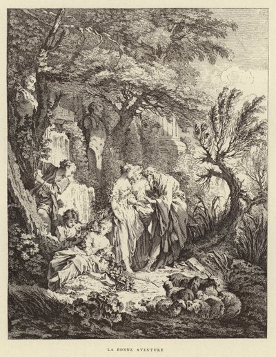 La buona avventura da Francois (after) Boucher