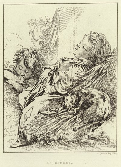 Il Sonno da Francois (after) Boucher