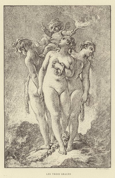Le tre Grazie da Francois (after) Boucher